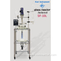 Chemical glass lab reactor with factory price